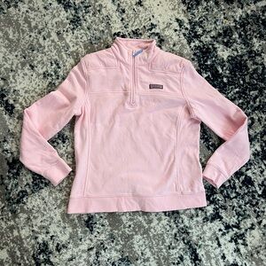 Vineyard Vines Pink Quarter-Zip Pullover